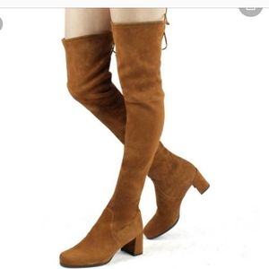 STUART WEITZMAN Hinterland Suede Over-The-Knee Boots (OTK)